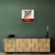 Geometric Striped Rug Tile