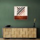 Geometric Striped Rug Tile