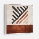 Geometric Striped Rug Tile