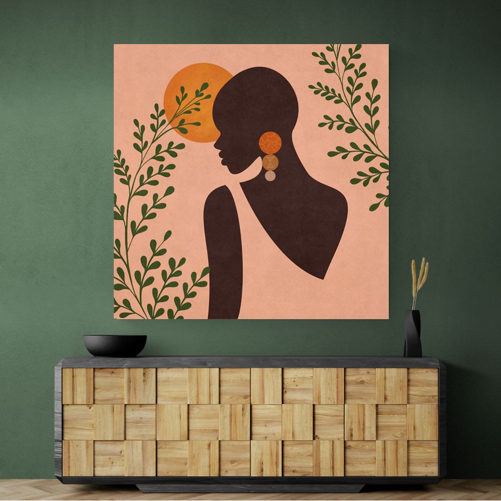 African Lady Boho Wall Art