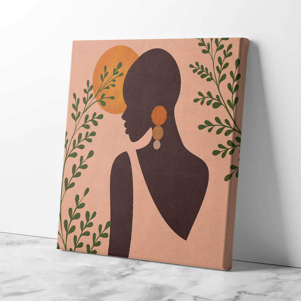 African Lady Boho Wall Art