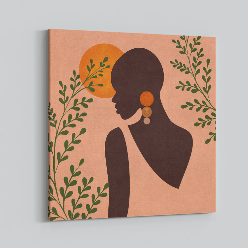 African Lady Boho Wall Art