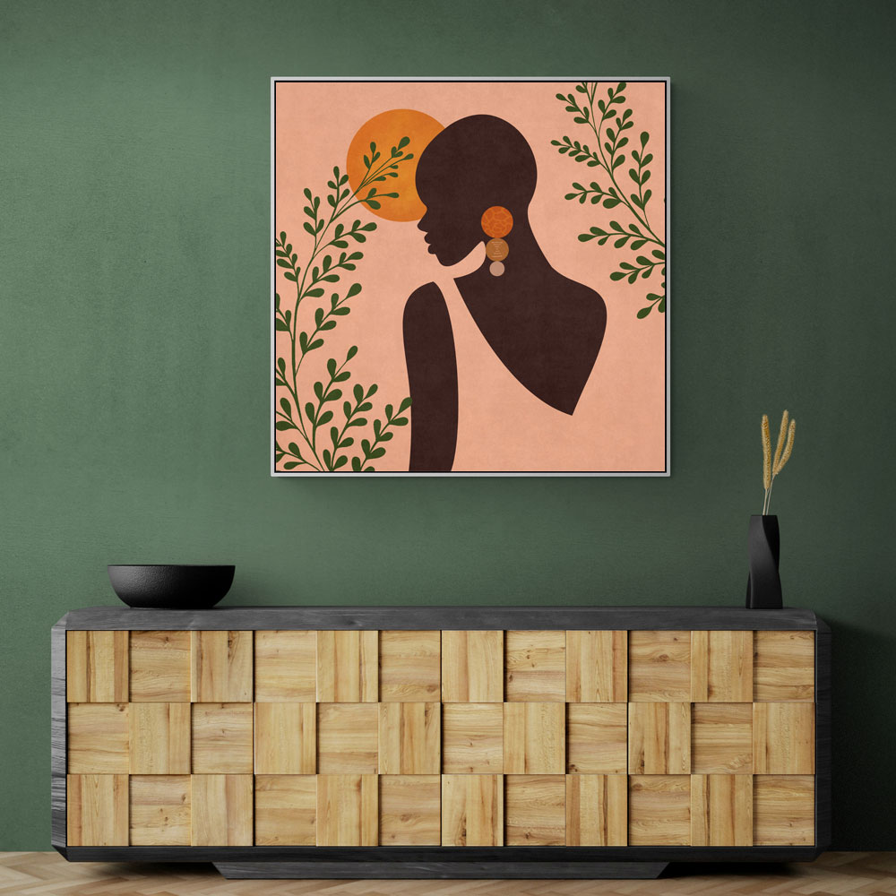 African Lady Boho Wall Art