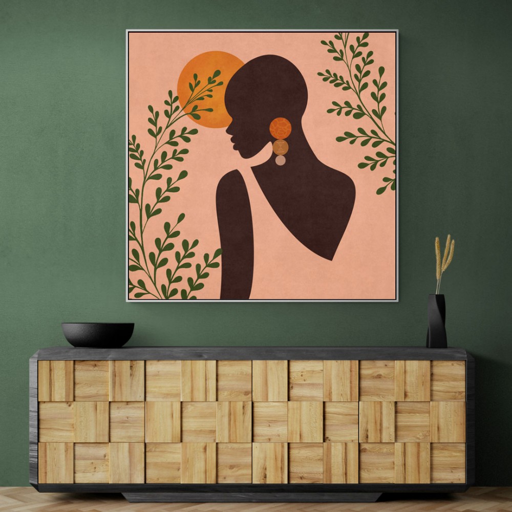 African Lady Boho Wall Art