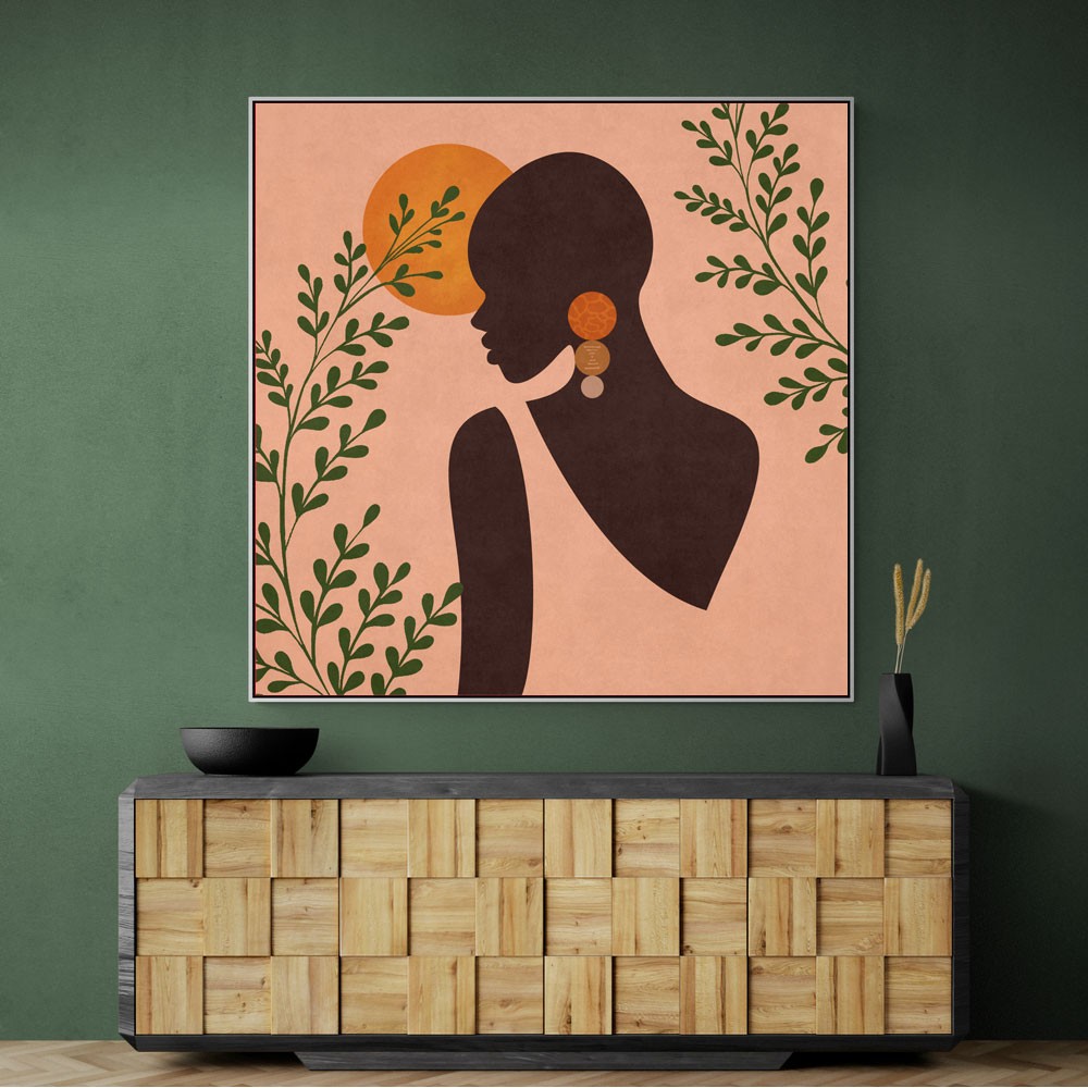 African Lady Boho Wall Art