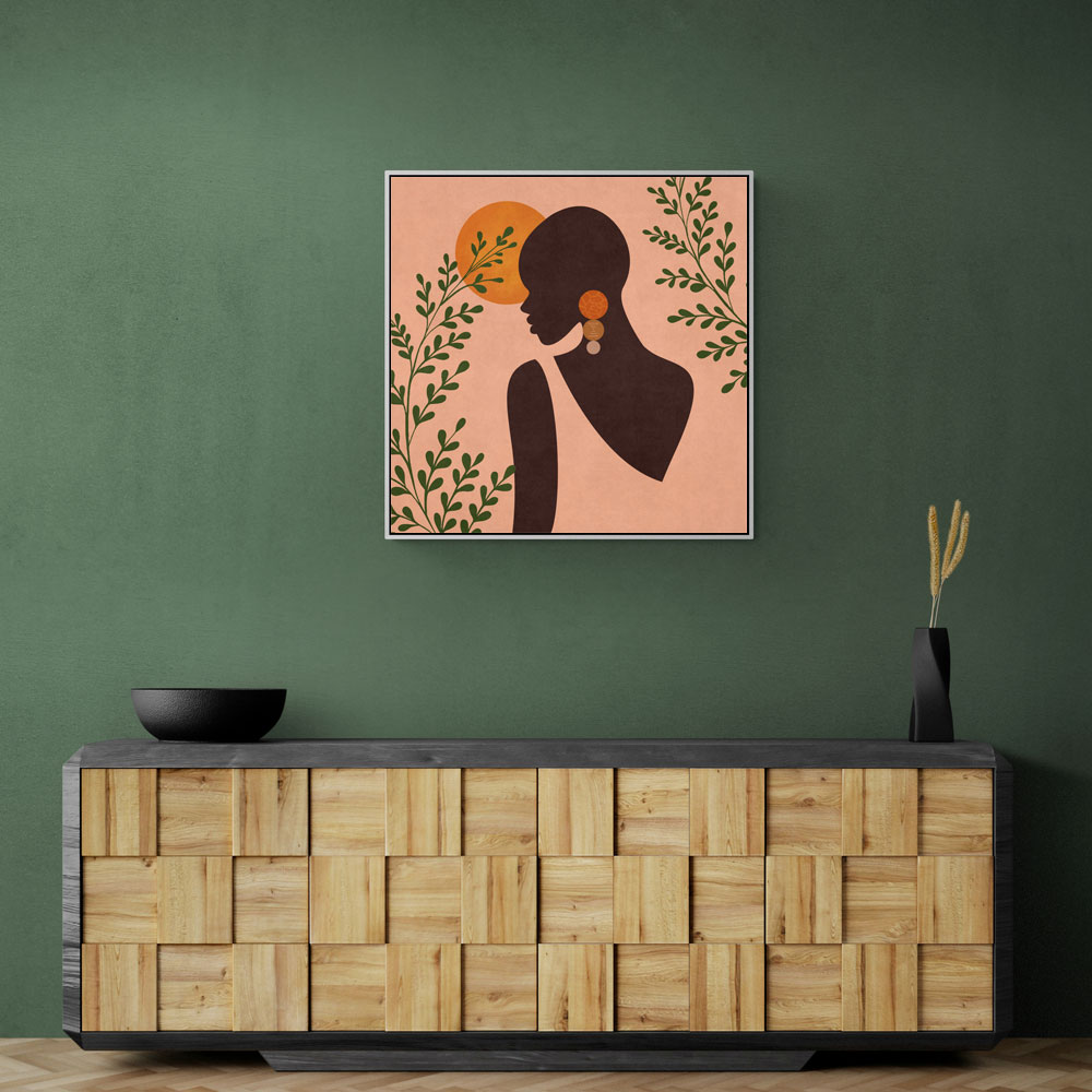 African Lady Boho Wall Art