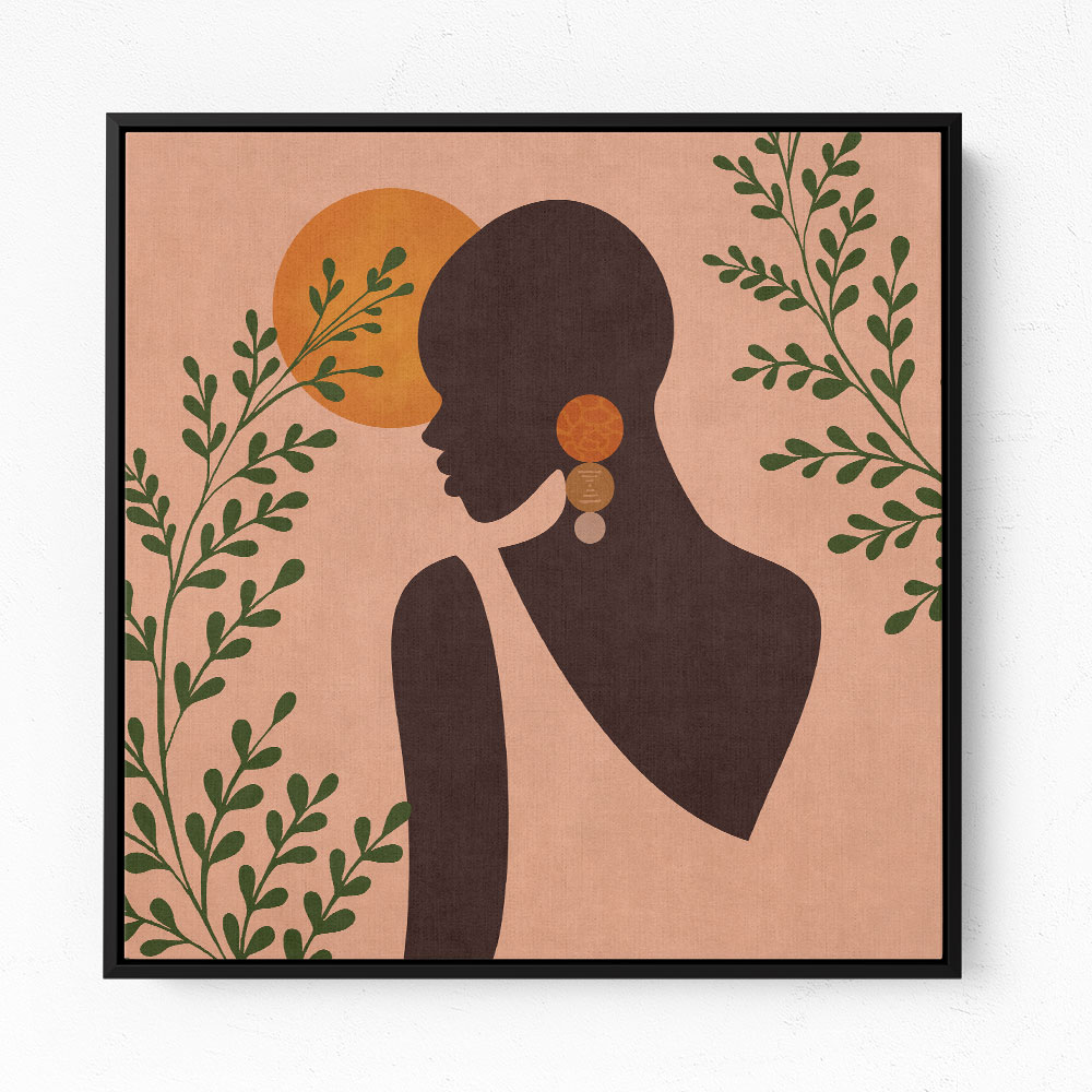 African Lady Boho Wall Art