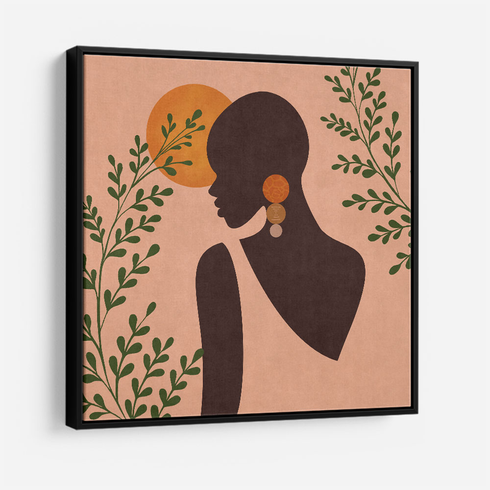 African Lady Boho Wall Art