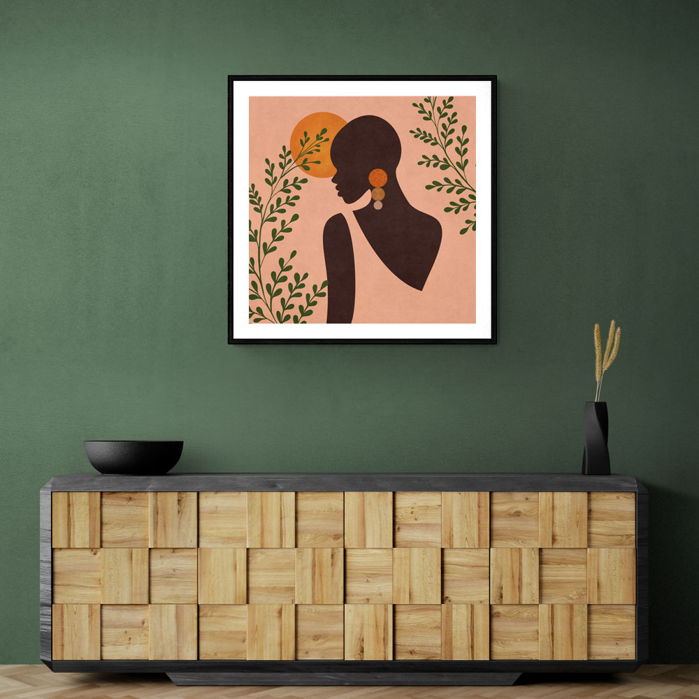 African Lady Boho Wall Art