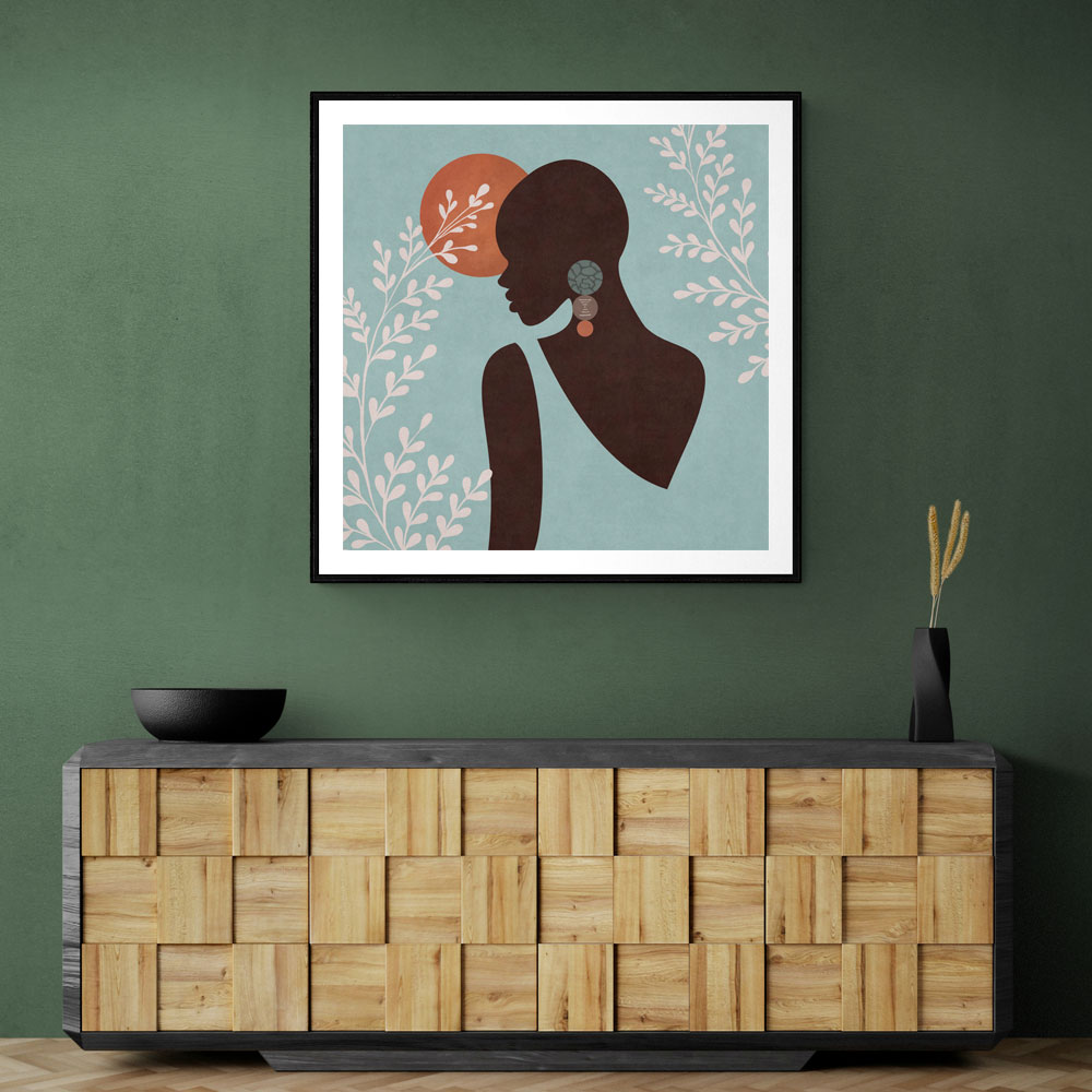 African Lady 1 Wall Art