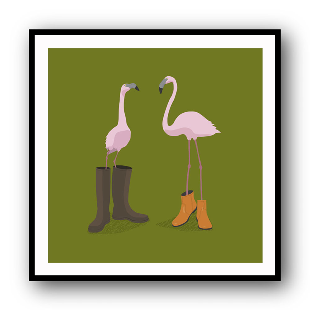 Fashion Flamingos