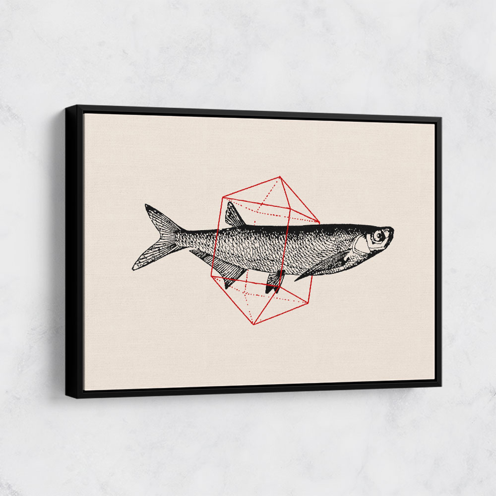 Fish In Geometrics NAo2 Wall Art