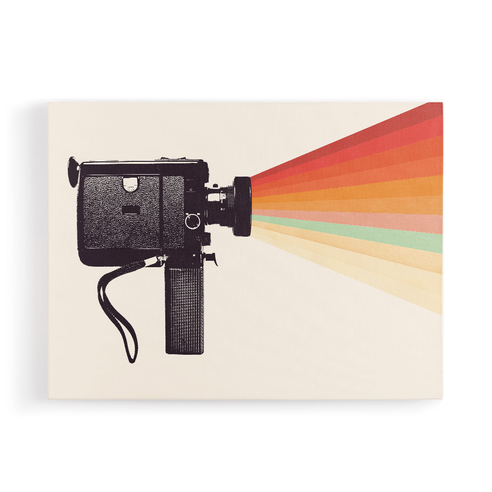Movie Camera Rainbow