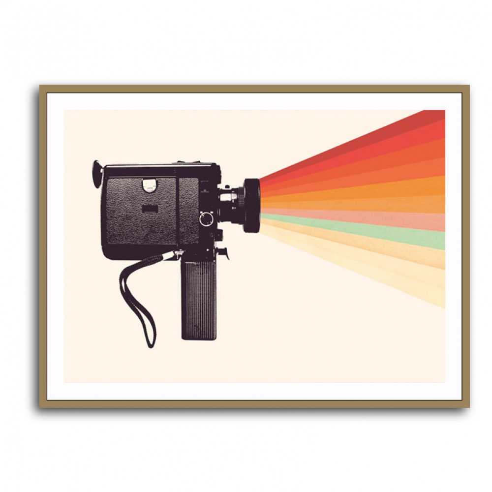 Movie Camera Rainbow