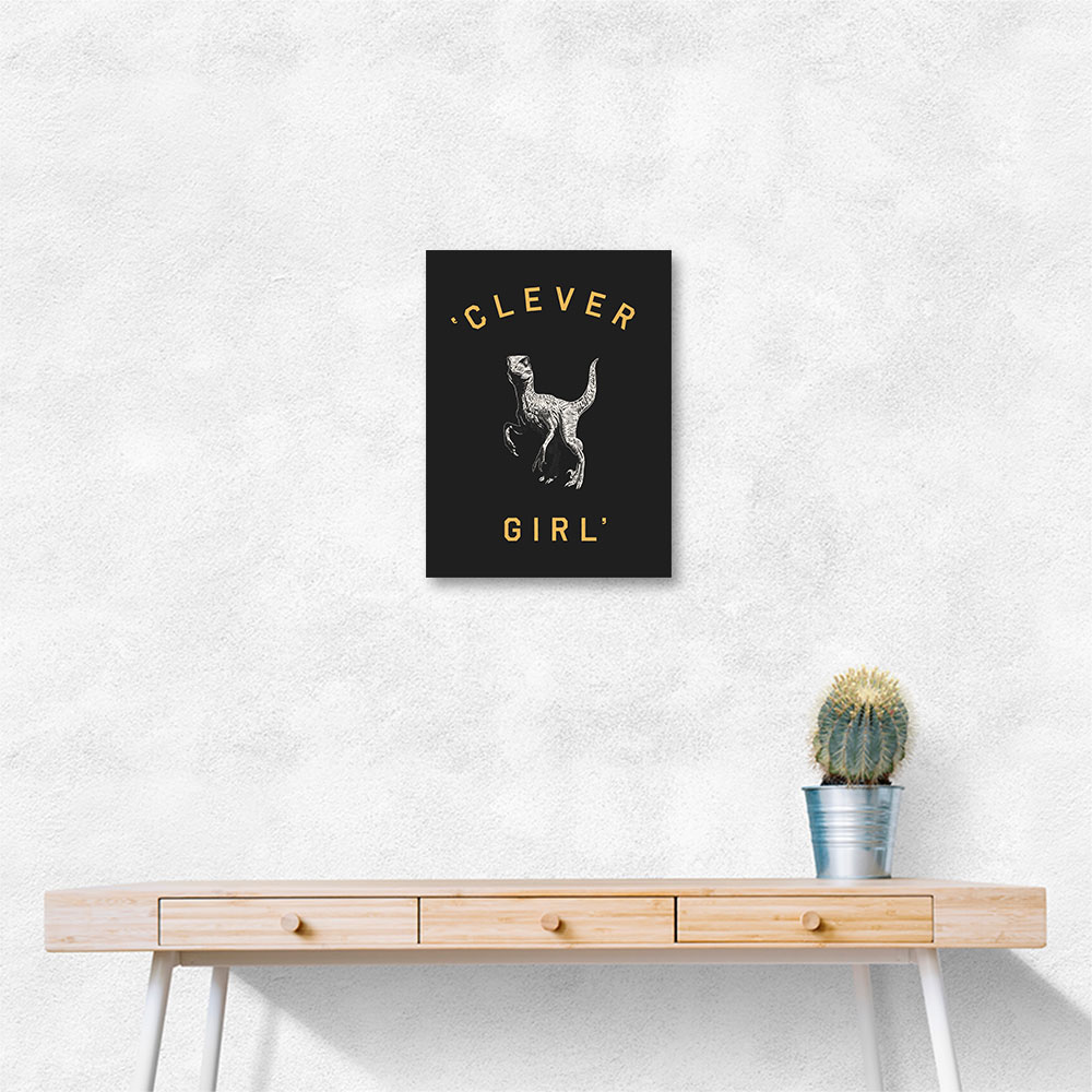 Clever Girl Dark Print