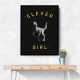 Clever Girl Dark Print