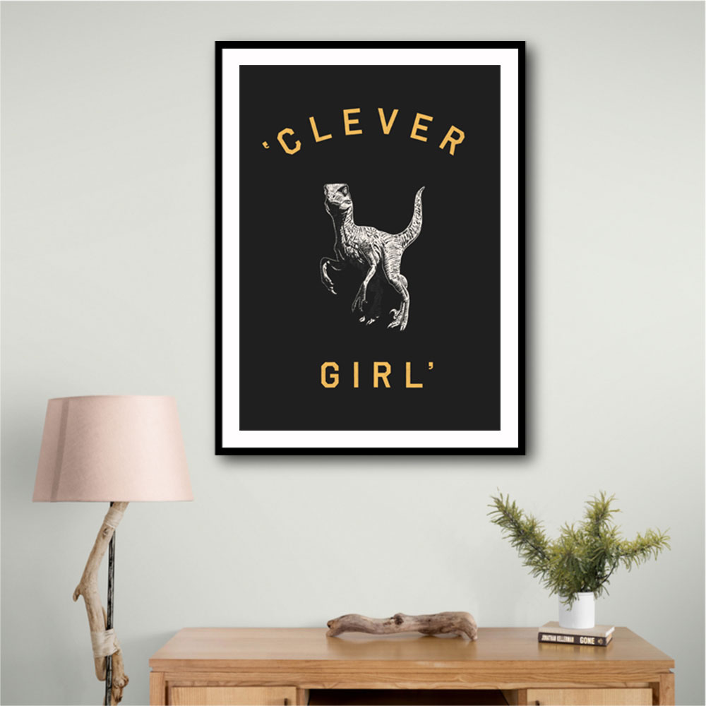 Clever Girl Dark Print