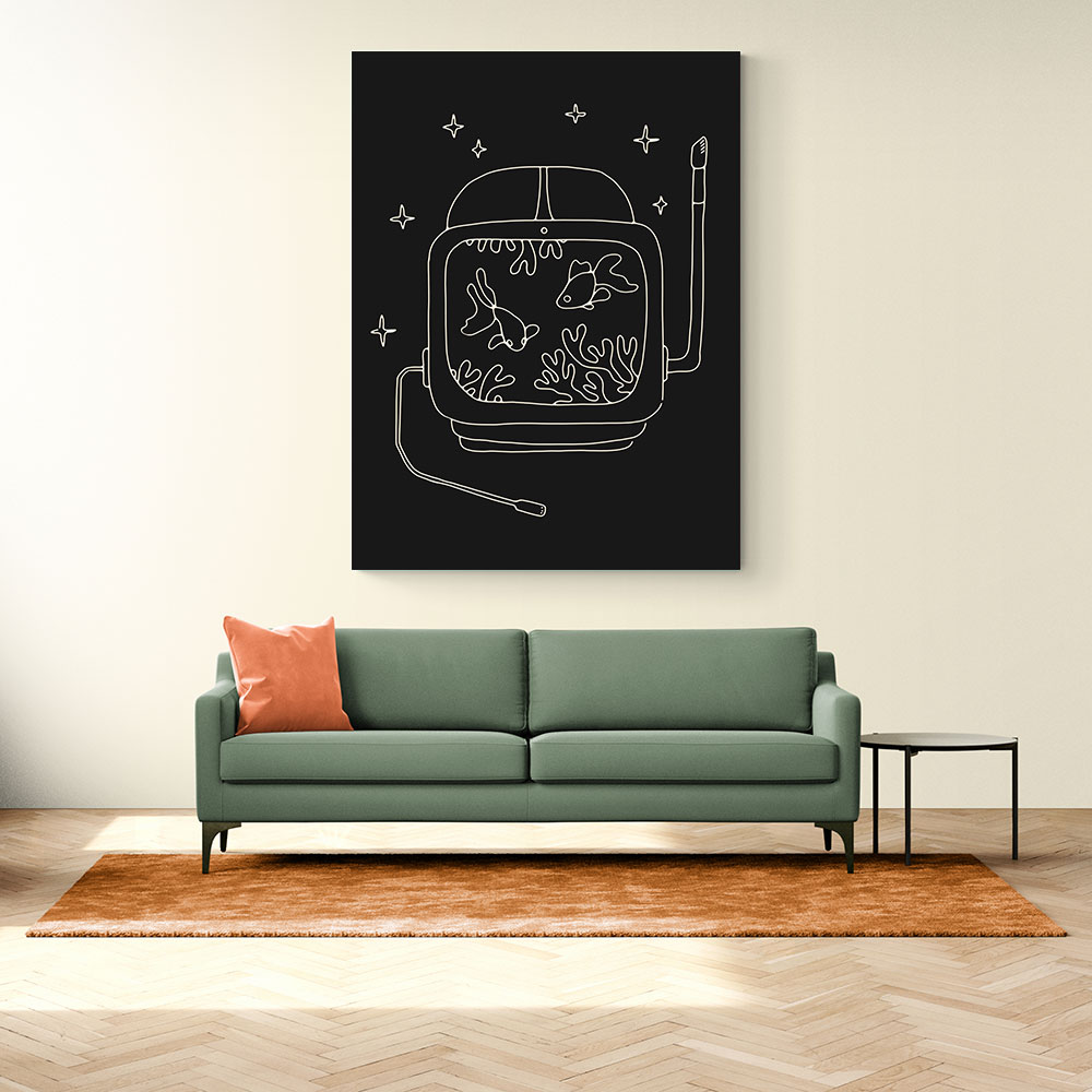 Astronaut and Fishes Astronaut and Fishes