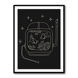 Astronaut and Fishes