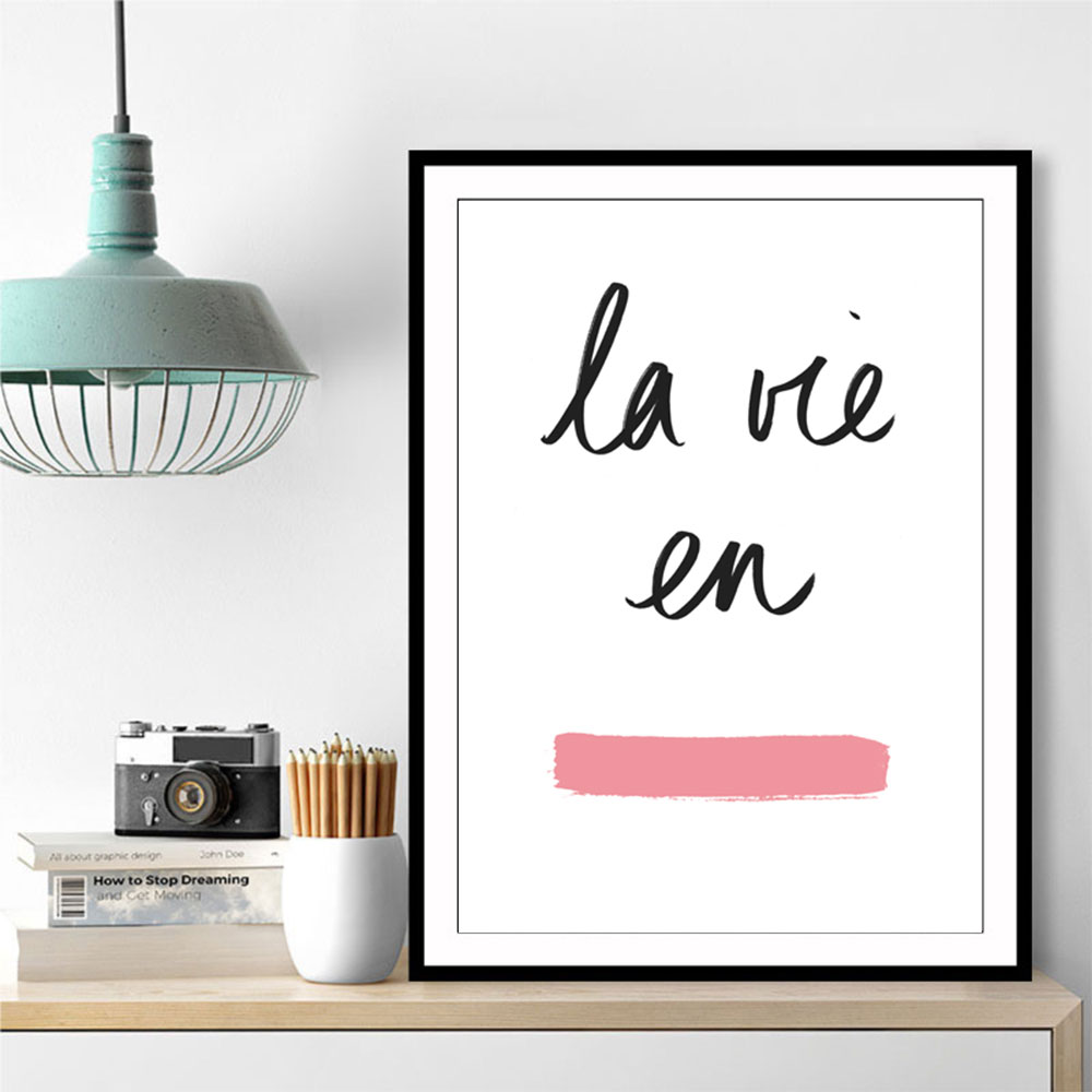 FINE ART PRINT la vie en rose — Happy D. Artist