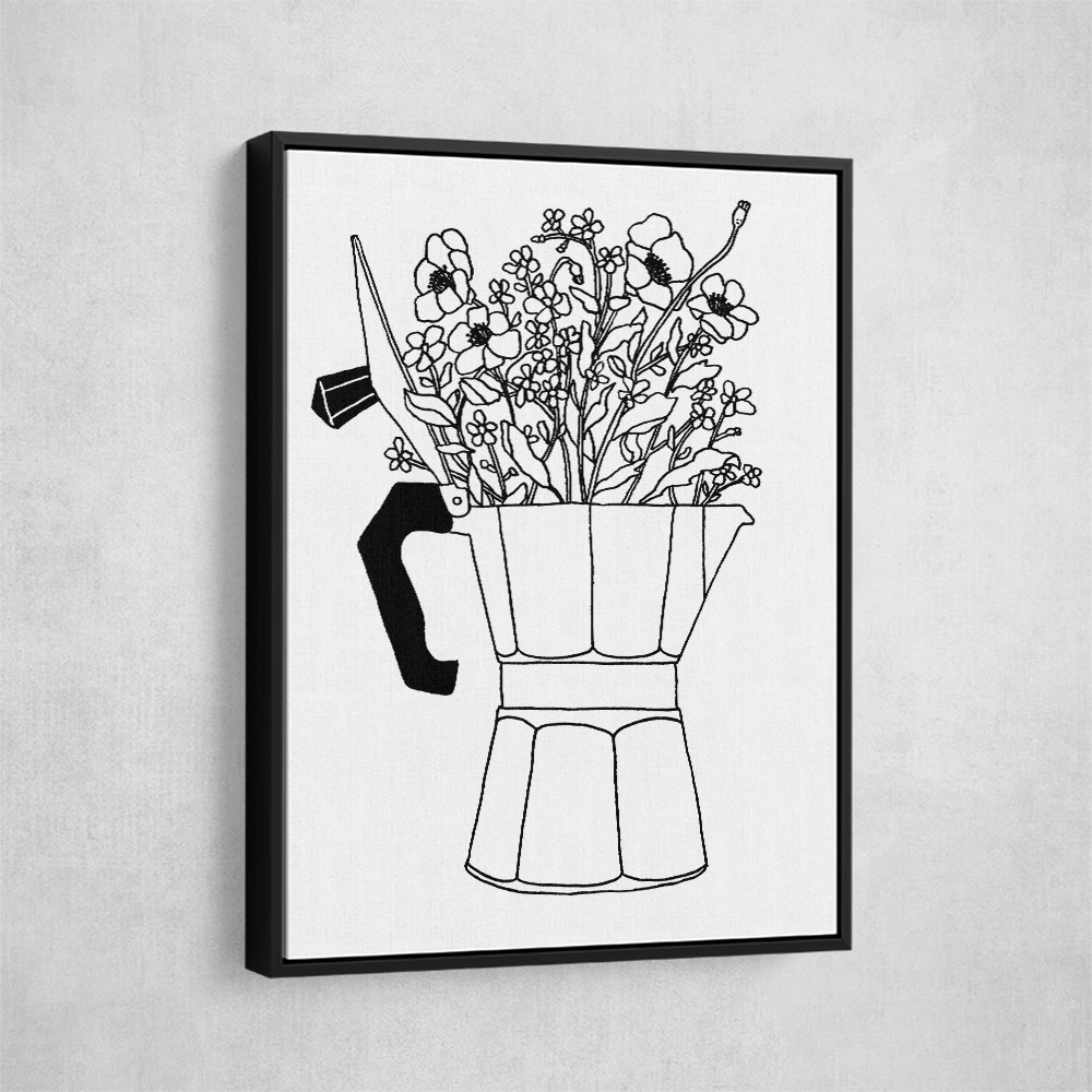 Moka Flowers Print