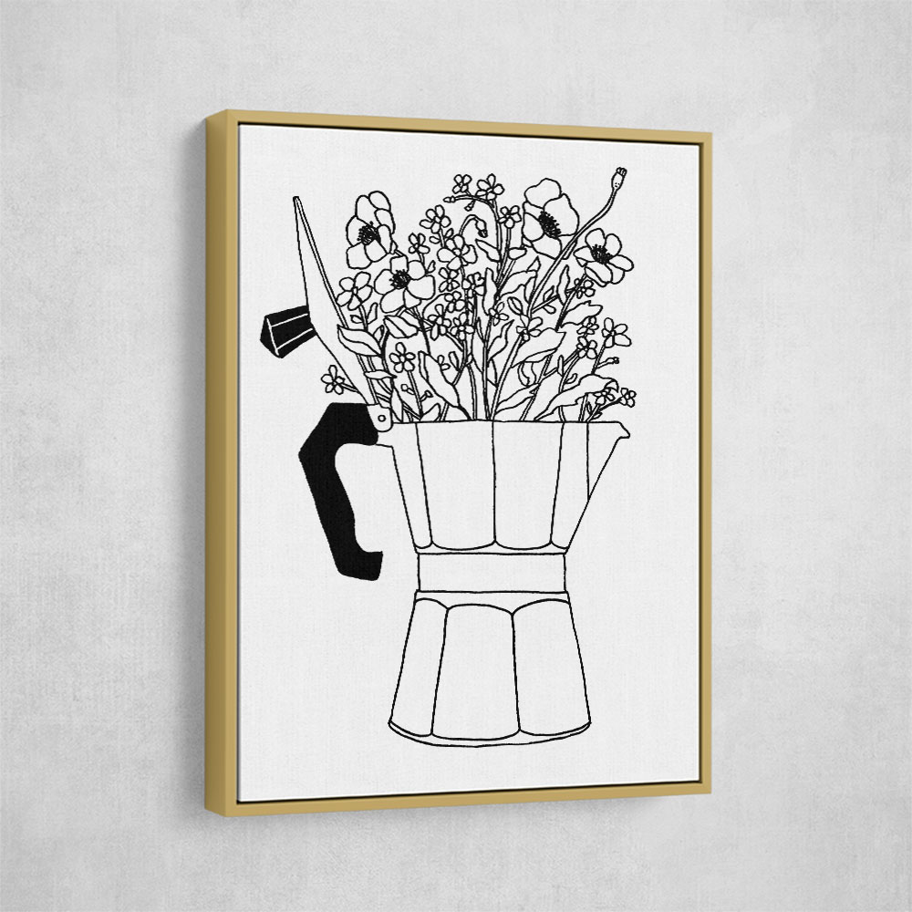 Moka Flowers Print