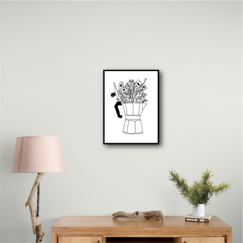 Moka Flowers Print