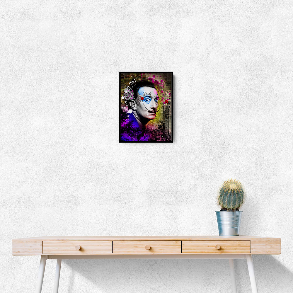 Dali Grunge Style Wall Art