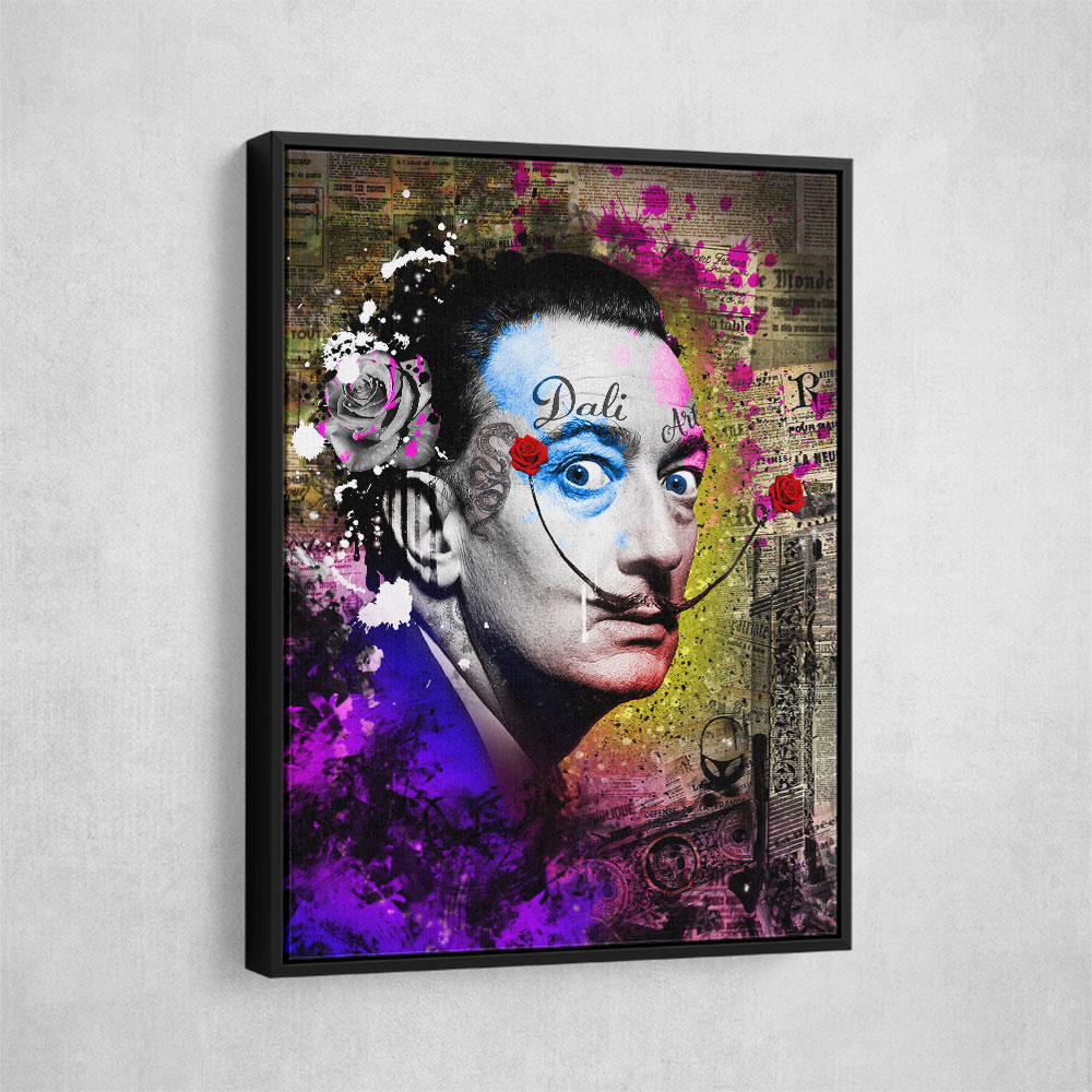 Dali Grunge Style Wall Art