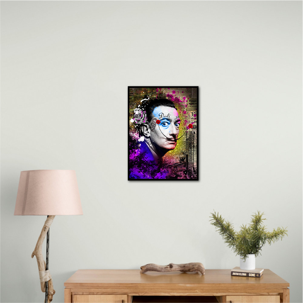 Dali Grunge Style Wall Art