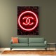 Chanel Logo Neon Style