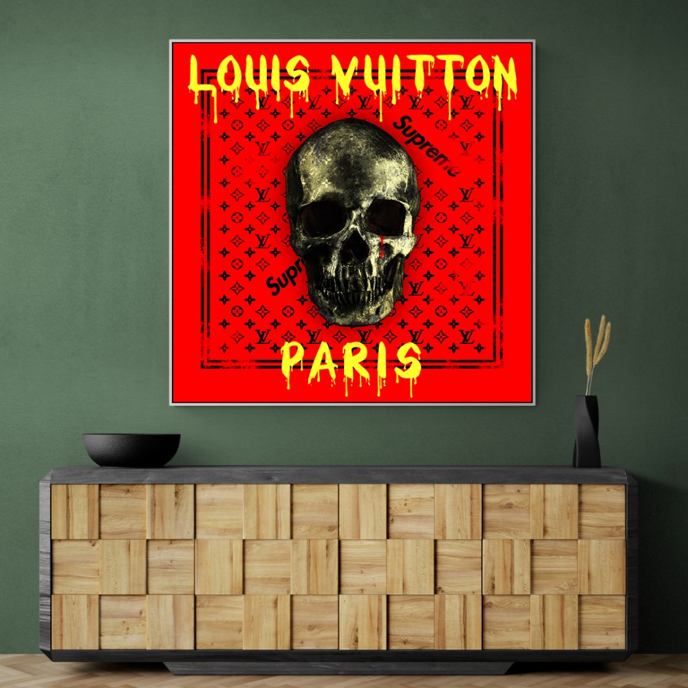 ▷ Lv supreme skull by Ghost Art, 2020, Print