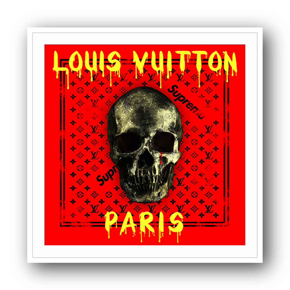 Louis Vuitton Supreme Skull