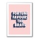 Fortune Favours the Brave