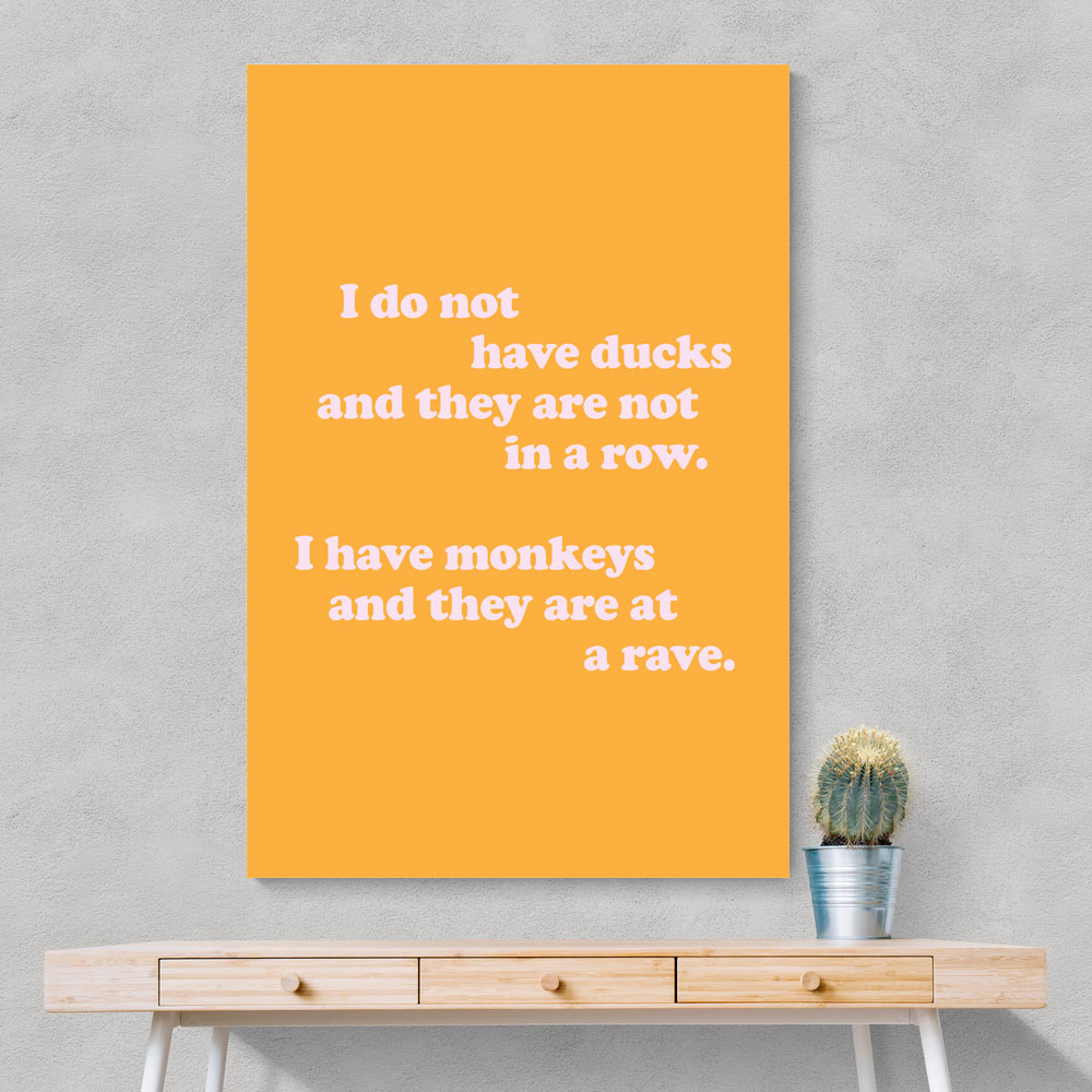 Monkeys At A Rave (Yellow) Monkeys At A Rave (Yellow)