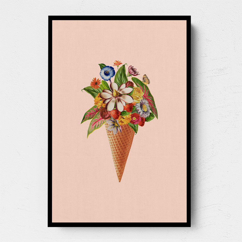 Botanical Pink Ice Cream