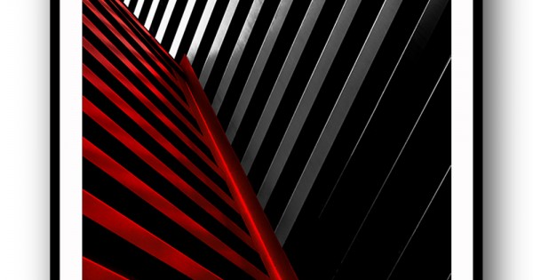 Silver Red Photography Wall Art