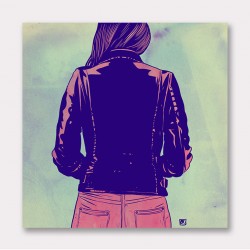 Leather Jacket Wall Art