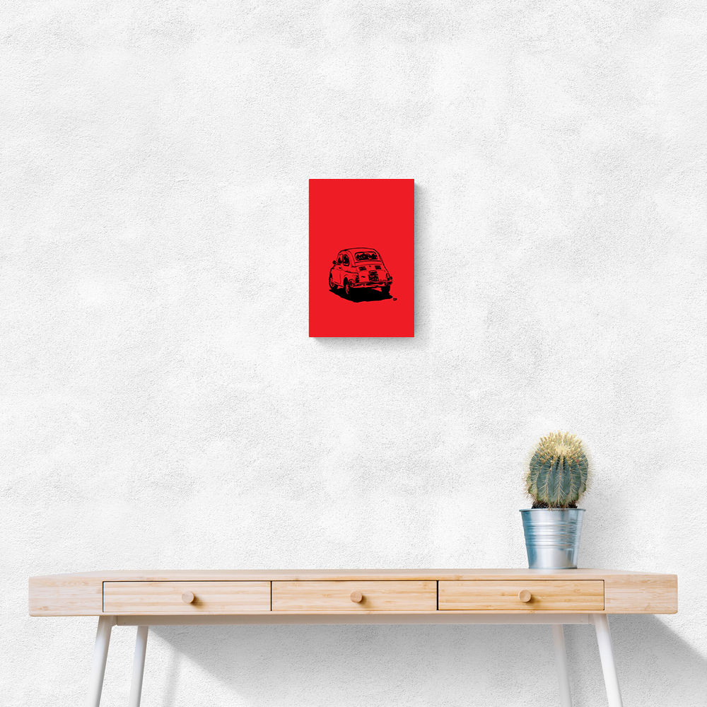 500 In Red Wall Art 500 In Red Wall Art