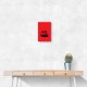 500 In Red Wall Art 500 In Red Wall Art