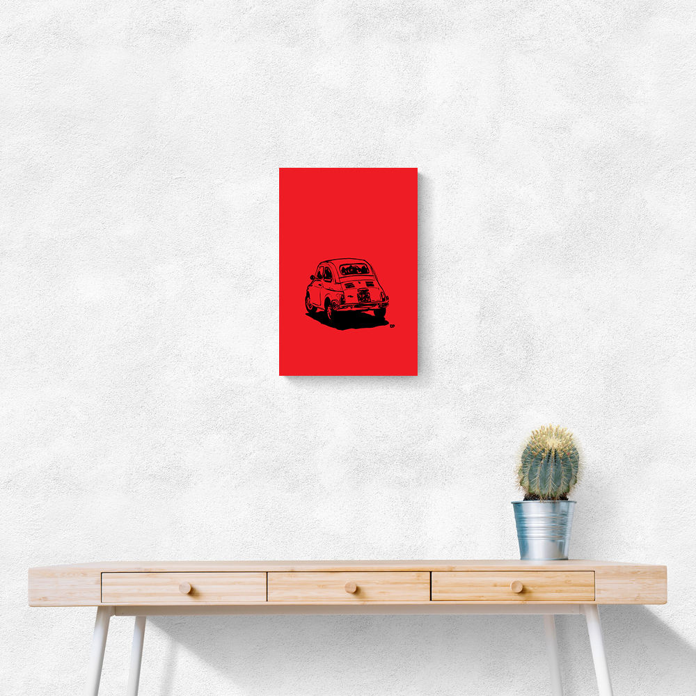 500 In Red Wall Art 500 In Red Wall Art