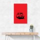 500 In Red Wall Art 500 In Red Wall Art