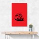500 In Red Wall Art 500 In Red Wall Art