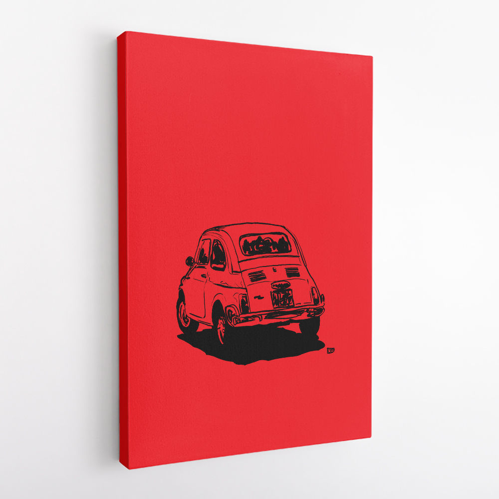 500 In Red Wall Art 500 In Red Wall Art