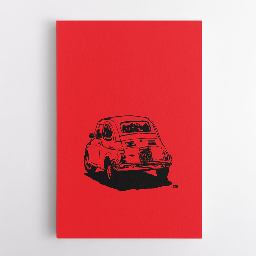 500 In Red Wall Art 500 In Red Wall Art