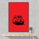 500 In Red Wall Art 500 In Red Wall Art