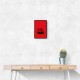 500 In Red Wall Art 500 In Red Wall Art