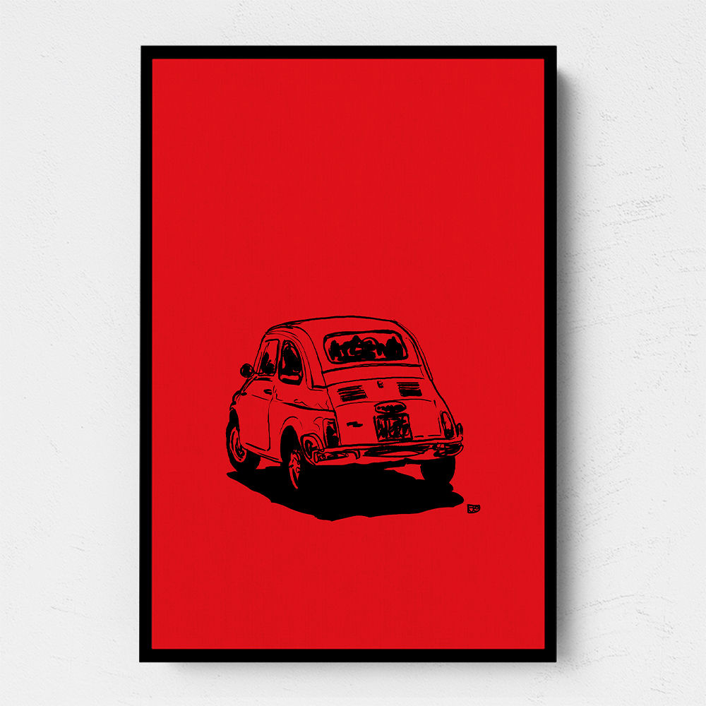 500 In Red Wall Art 500 In Red Wall Art