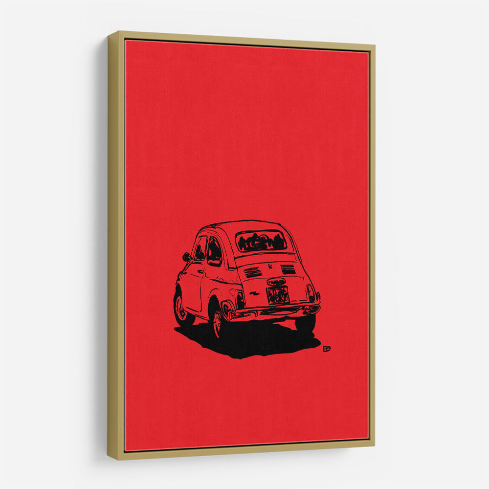 500 In Red Wall Art 500 In Red Wall Art