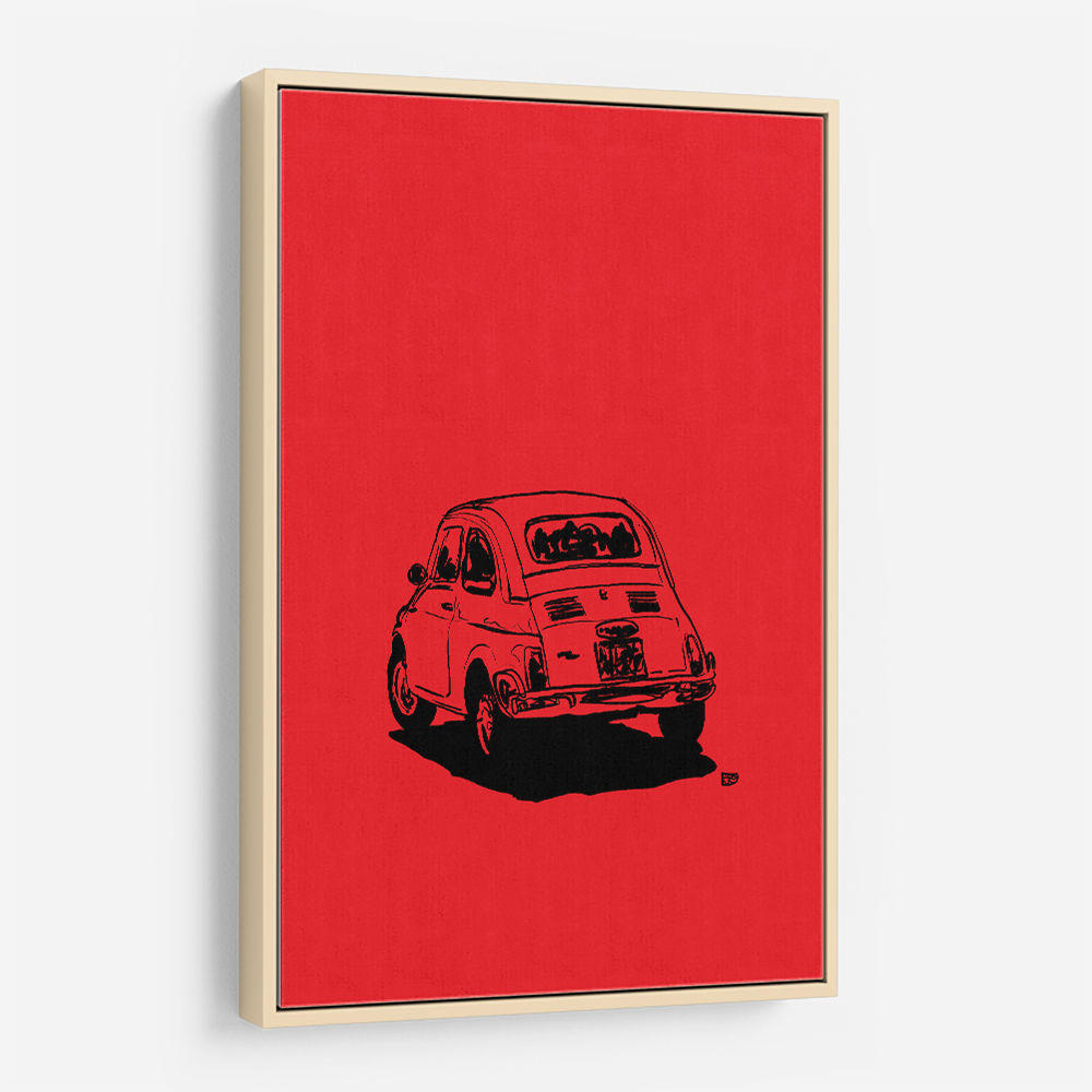 500 In Red Wall Art 500 In Red Wall Art